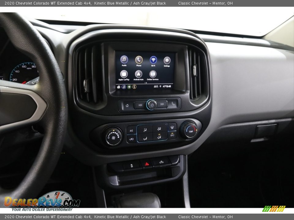 2020 Chevrolet Colorado WT Extended Cab 4x4 Kinetic Blue Metallic / Ash Gray/Jet Black Photo #10