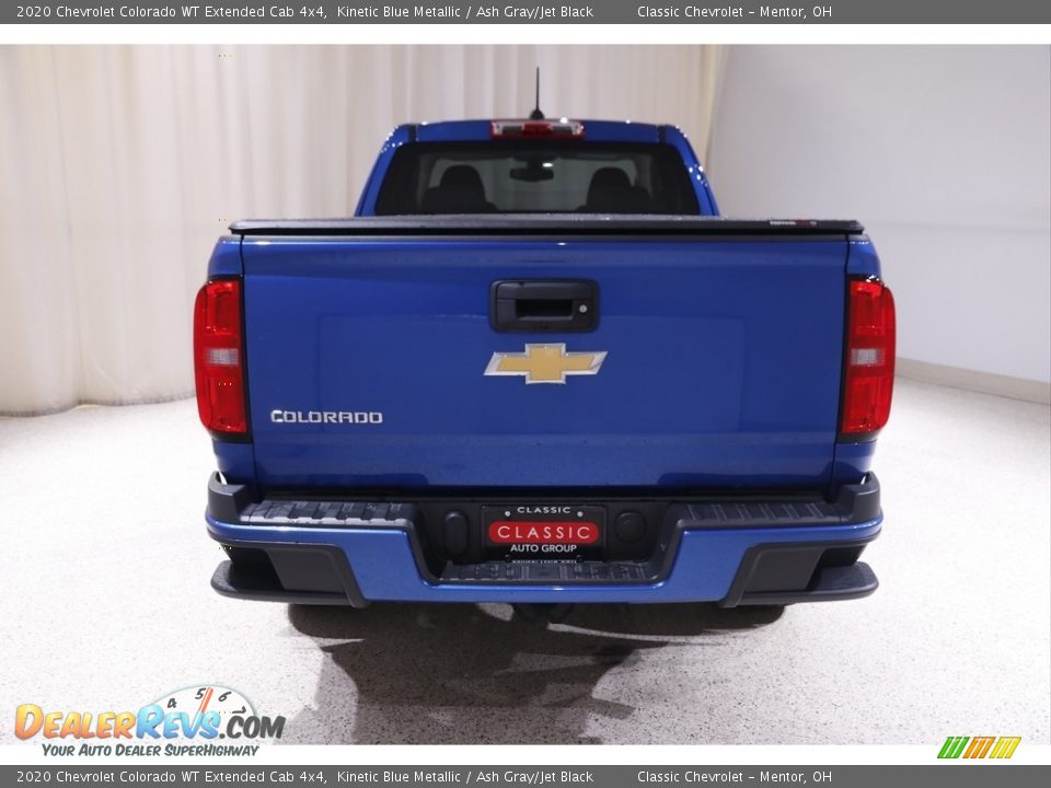 2020 Chevrolet Colorado WT Extended Cab 4x4 Kinetic Blue Metallic / Ash Gray/Jet Black Photo #17