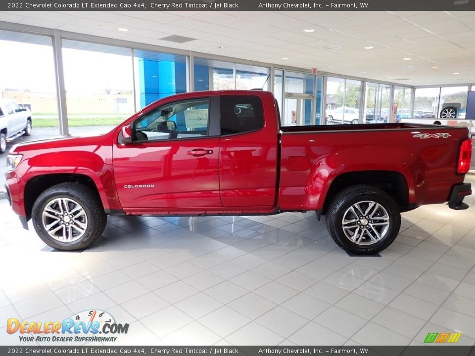 Cherry Red Tintcoat 2022 Chevrolet Colorado LT Extended Cab 4x4 Photo #2