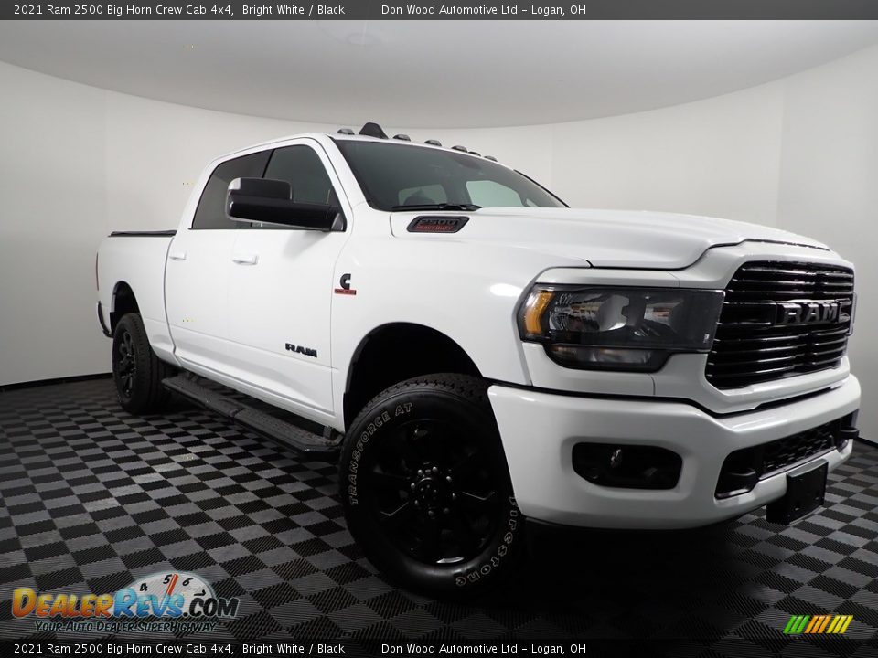 2021 Ram 2500 Big Horn Crew Cab 4x4 Bright White / Black Photo #6