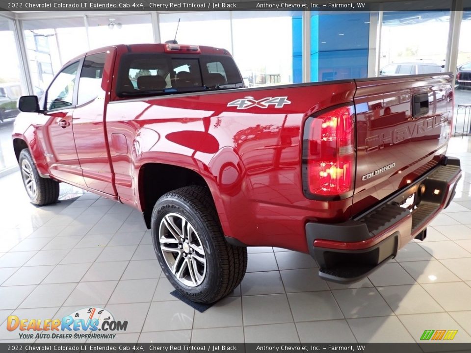 Cherry Red Tintcoat 2022 Chevrolet Colorado LT Extended Cab 4x4 Photo #3