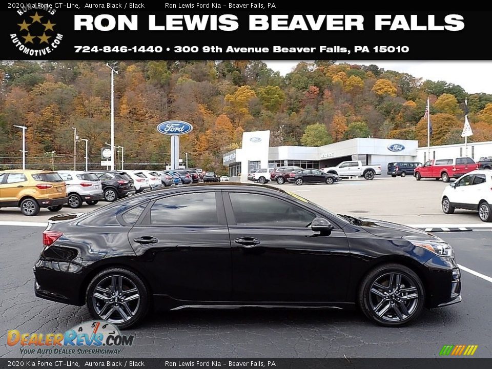 2020 Kia Forte GT-Line Aurora Black / Black Photo #1