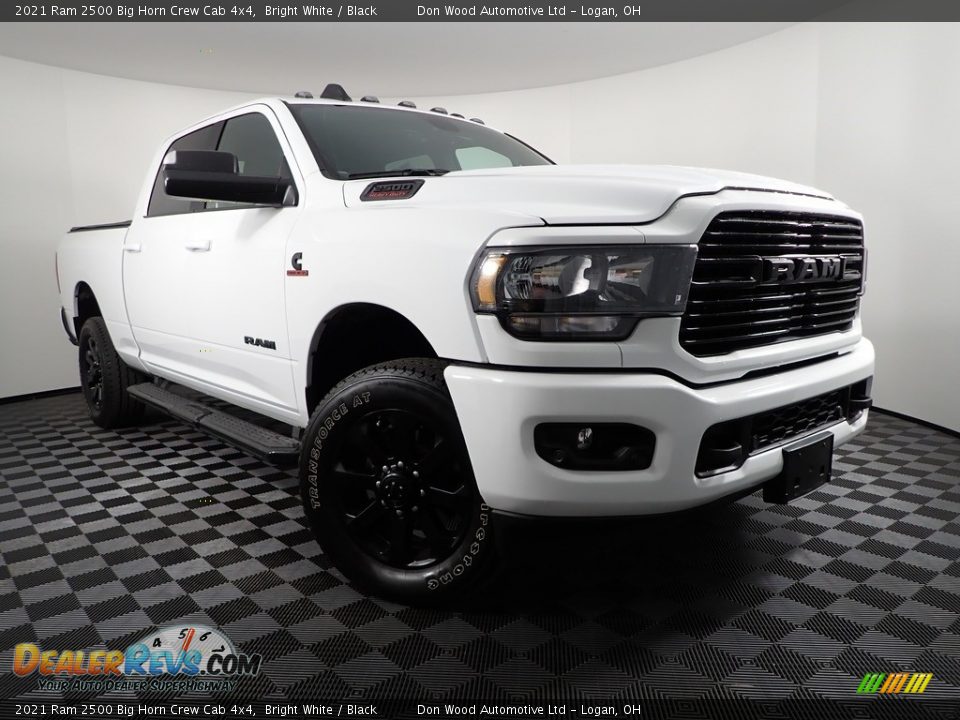 2021 Ram 2500 Big Horn Crew Cab 4x4 Bright White / Black Photo #7