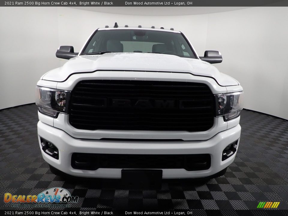 2021 Ram 2500 Big Horn Crew Cab 4x4 Bright White / Black Photo #8