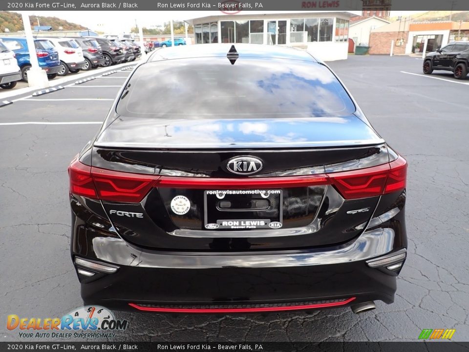 2020 Kia Forte GT-Line Aurora Black / Black Photo #3