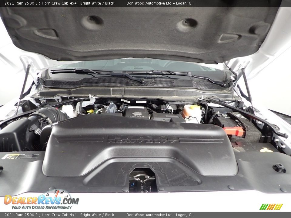 2021 Ram 2500 Big Horn Crew Cab 4x4 Bright White / Black Photo #11