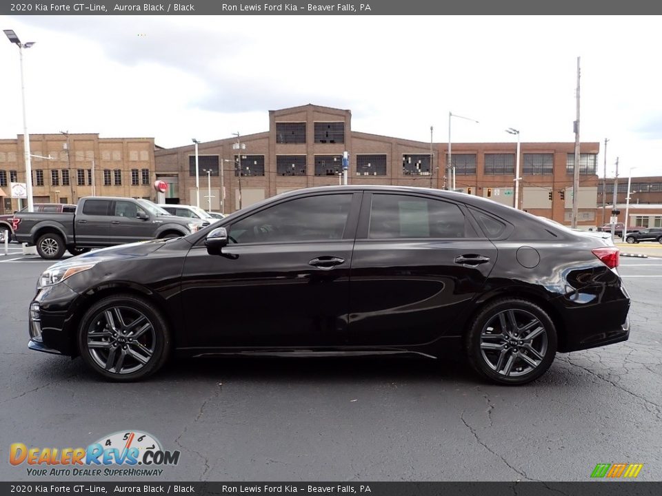 2020 Kia Forte GT-Line Aurora Black / Black Photo #6