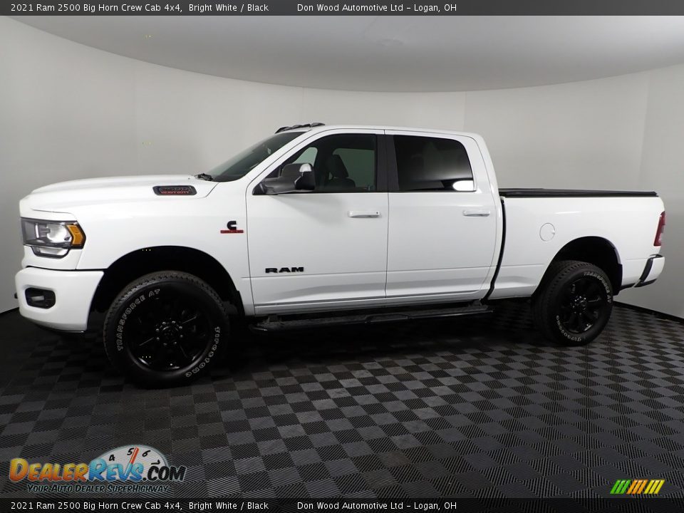 2021 Ram 2500 Big Horn Crew Cab 4x4 Bright White / Black Photo #13