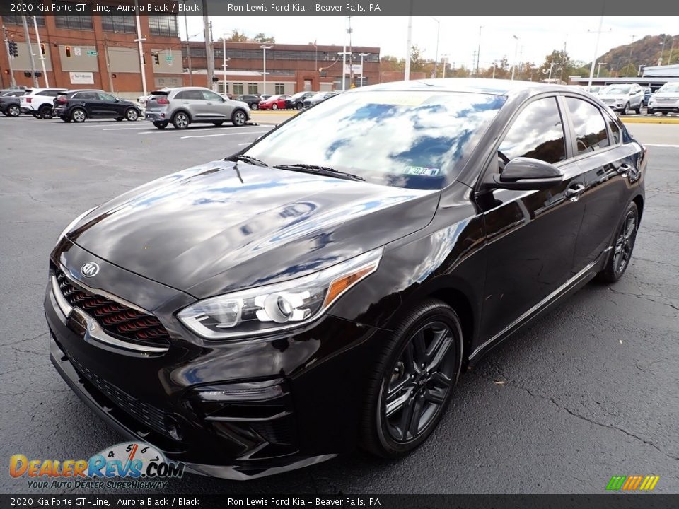 2020 Kia Forte GT-Line Aurora Black / Black Photo #7