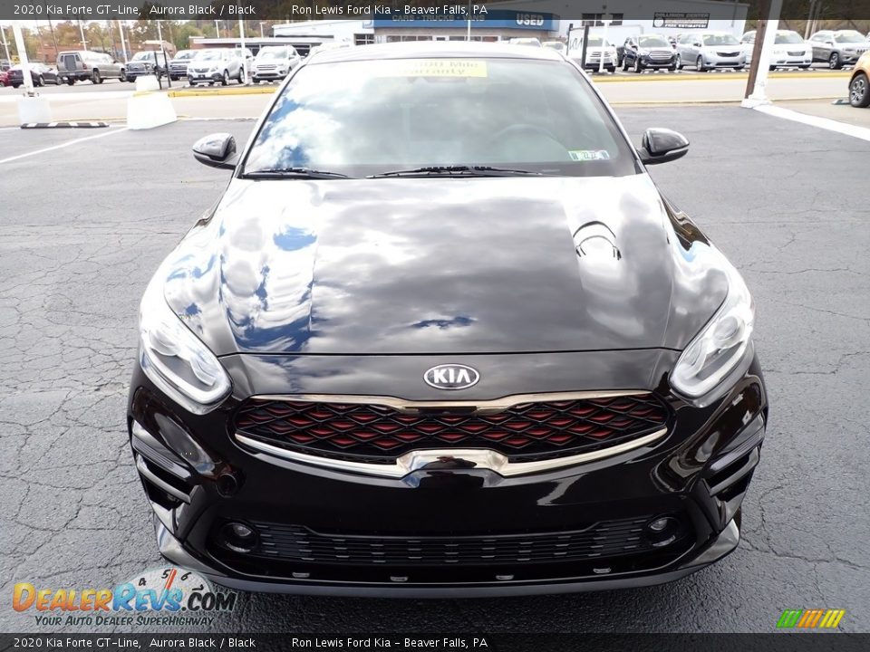 2020 Kia Forte GT-Line Aurora Black / Black Photo #8
