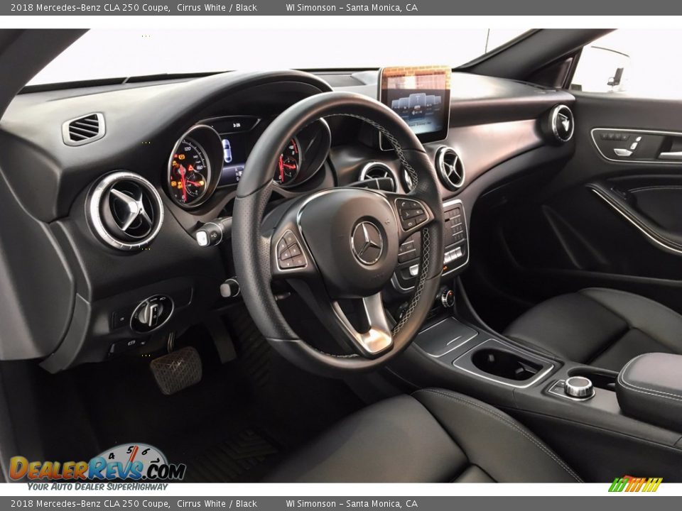 2018 Mercedes-Benz CLA 250 Coupe Cirrus White / Black Photo #23