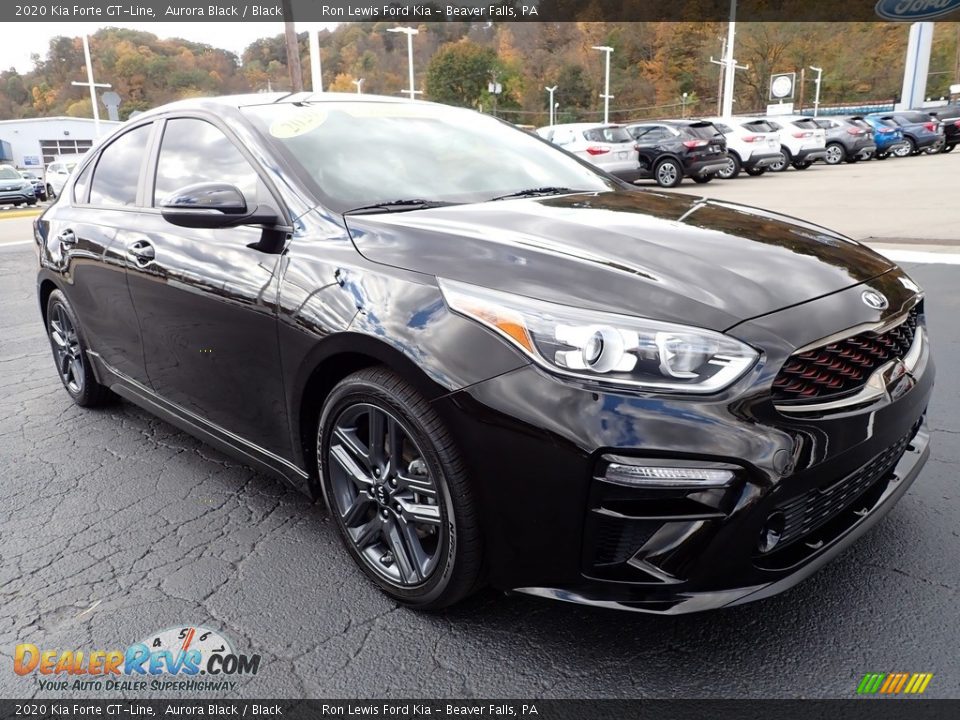 2020 Kia Forte GT-Line Aurora Black / Black Photo #9