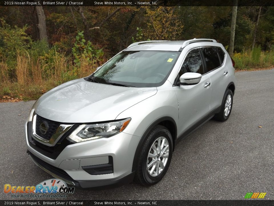 2019 Nissan Rogue S Brilliant Silver / Charcoal Photo #3