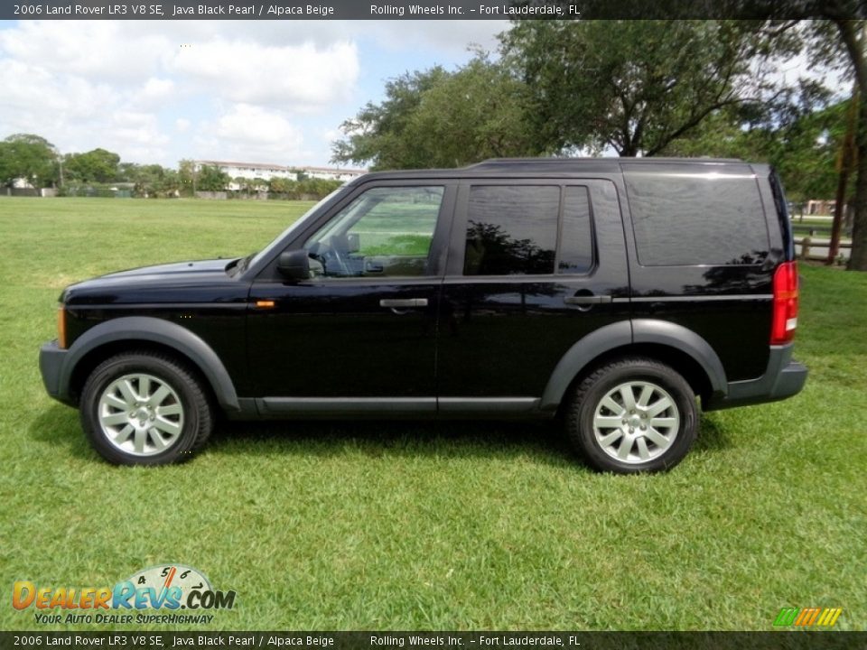 2006 Land Rover LR3 V8 SE Java Black Pearl / Alpaca Beige Photo #3