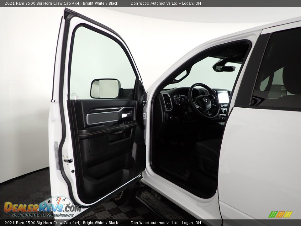 2021 Ram 2500 Big Horn Crew Cab 4x4 Bright White / Black Photo #20