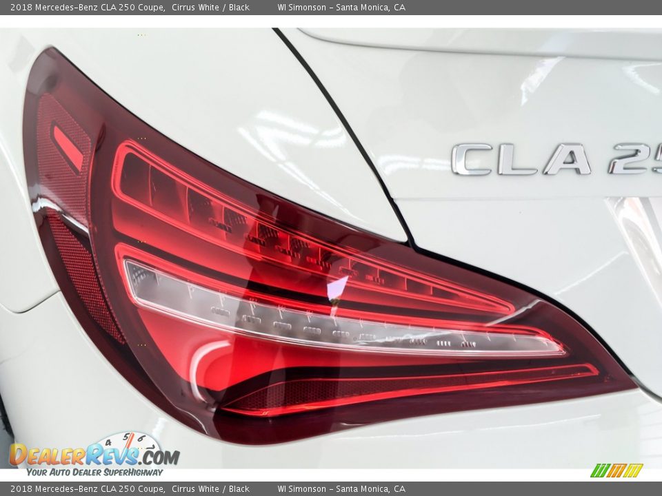 2018 Mercedes-Benz CLA 250 Coupe Cirrus White / Black Photo #27