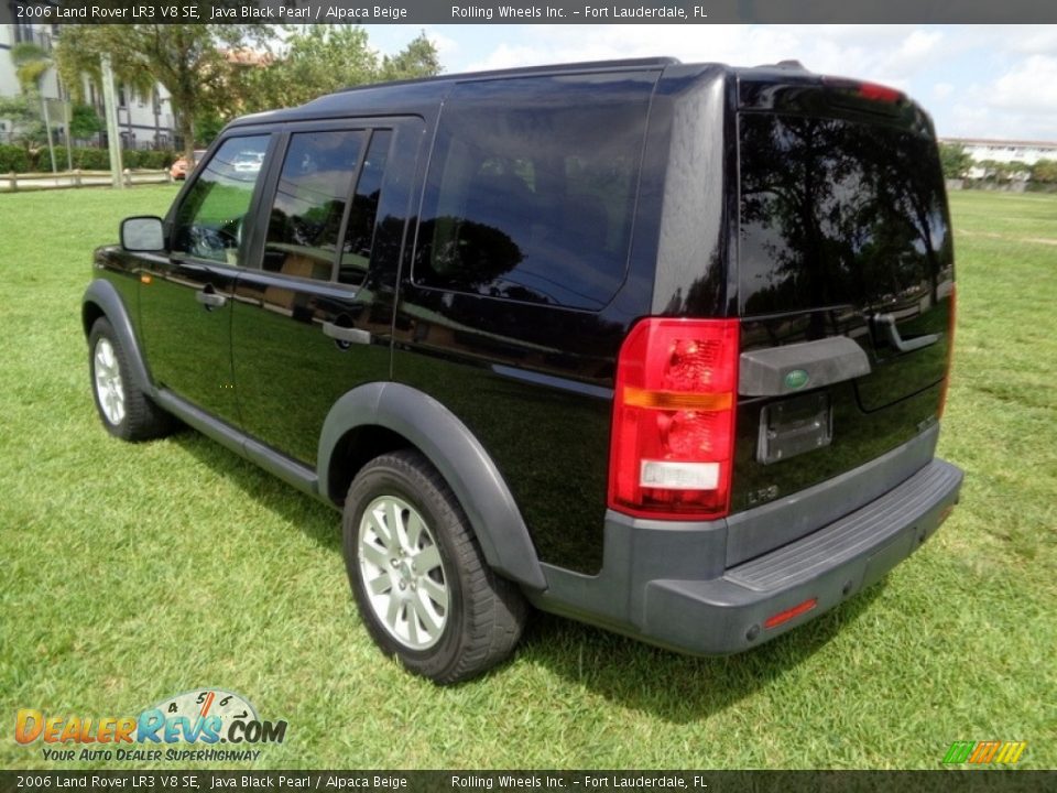2006 Land Rover LR3 V8 SE Java Black Pearl / Alpaca Beige Photo #5