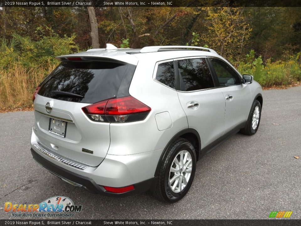 2019 Nissan Rogue S Brilliant Silver / Charcoal Photo #7