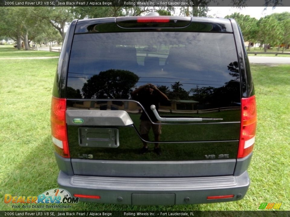 2006 Land Rover LR3 V8 SE Java Black Pearl / Alpaca Beige Photo #7