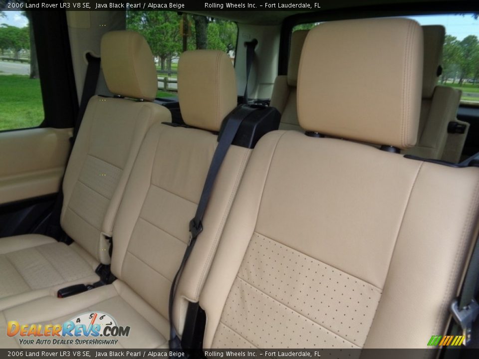 2006 Land Rover LR3 V8 SE Java Black Pearl / Alpaca Beige Photo #8