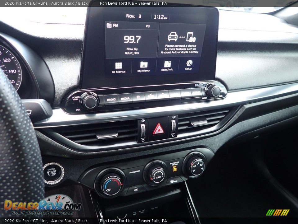 2020 Kia Forte GT-Line Aurora Black / Black Photo #17