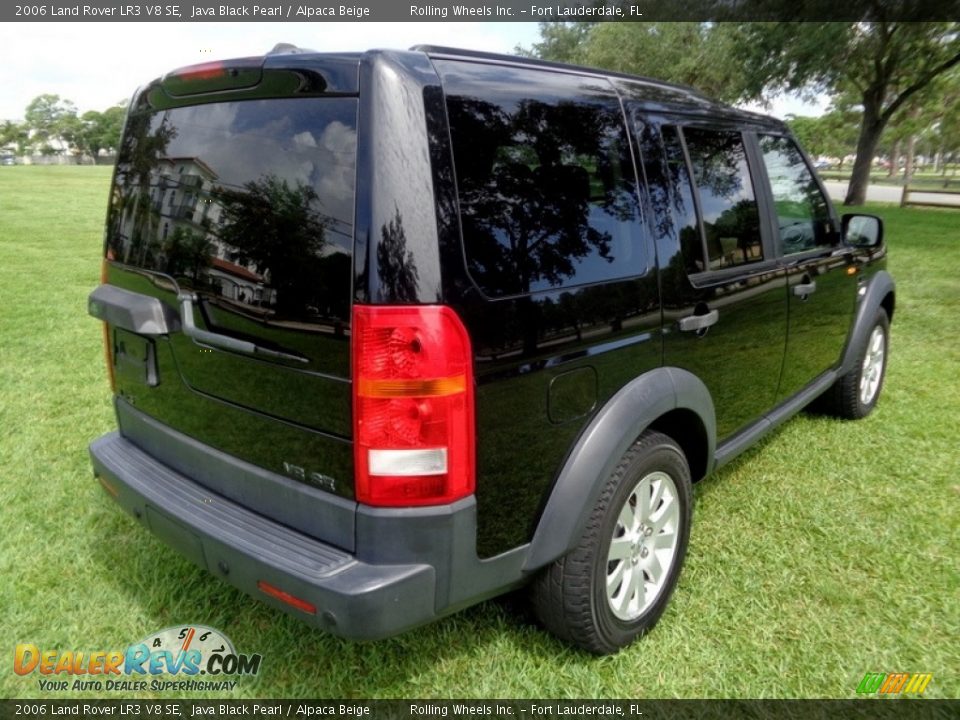 2006 Land Rover LR3 V8 SE Java Black Pearl / Alpaca Beige Photo #9