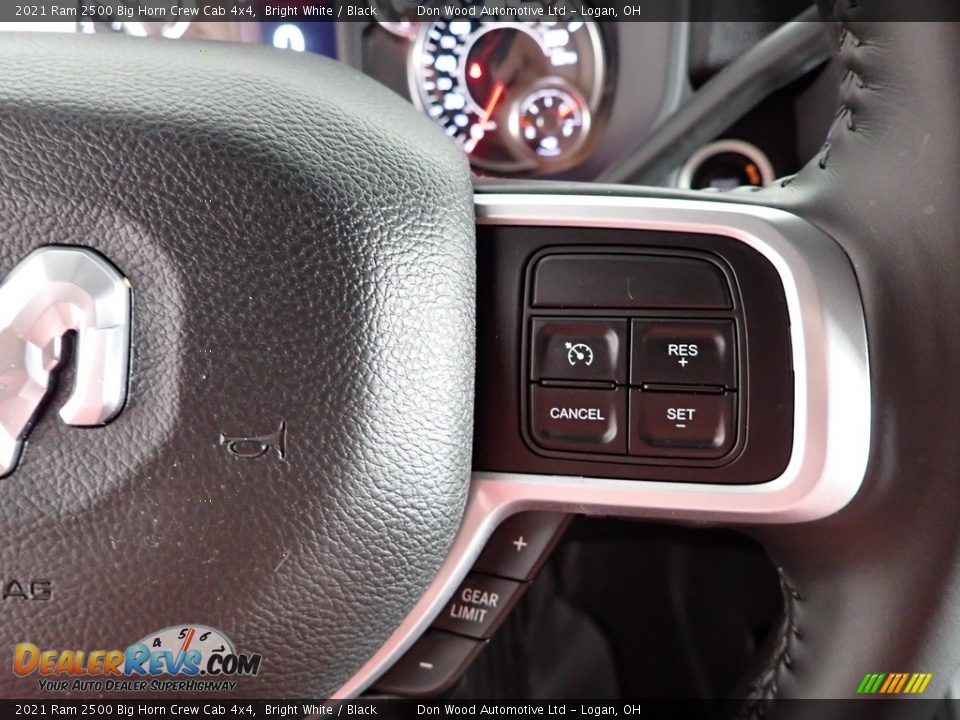 2021 Ram 2500 Big Horn Crew Cab 4x4 Bright White / Black Photo #26