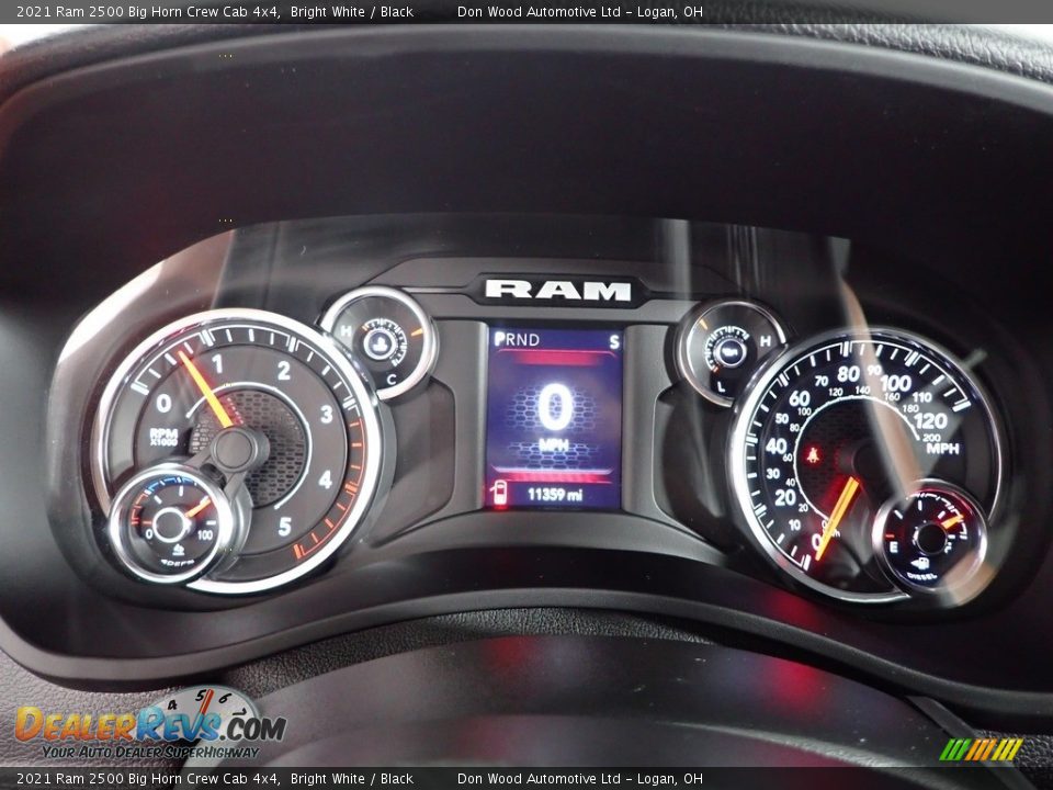 2021 Ram 2500 Big Horn Crew Cab 4x4 Bright White / Black Photo #27