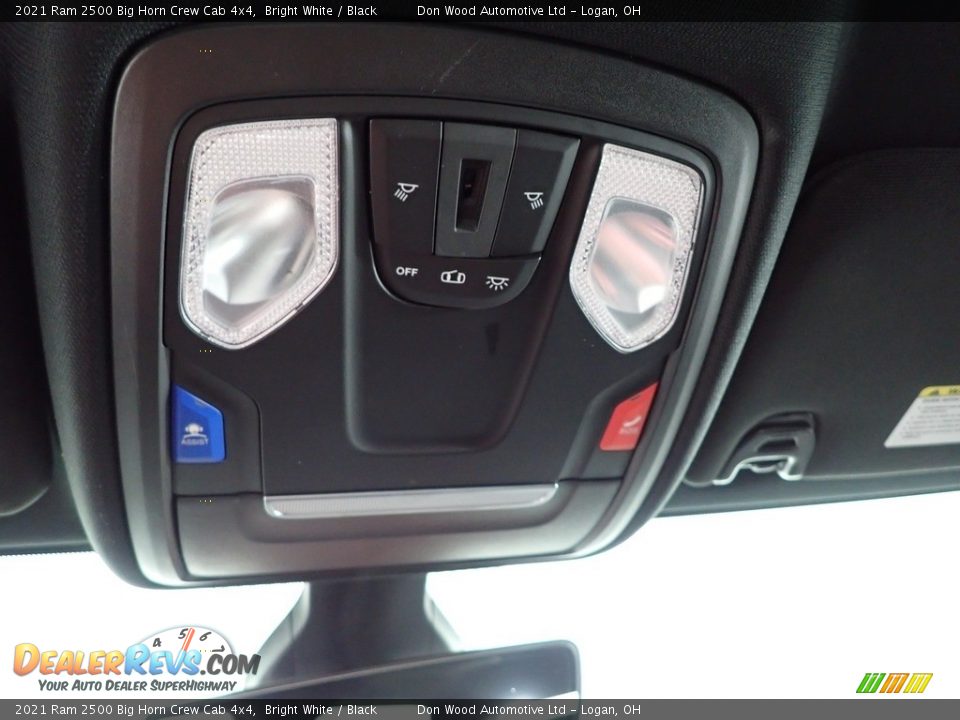 2021 Ram 2500 Big Horn Crew Cab 4x4 Bright White / Black Photo #28