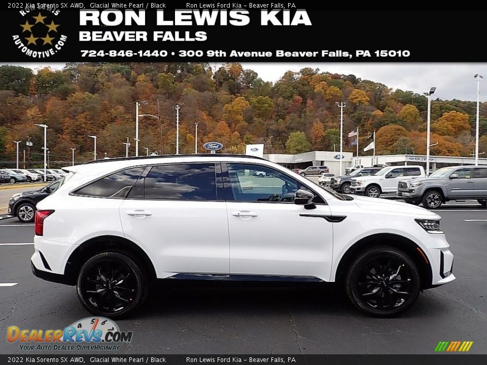 2022 Kia Sorento SX AWD Glacial White Pearl / Black Photo #1