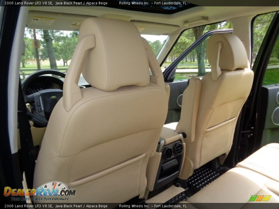 2006 Land Rover LR3 V8 SE Java Black Pearl / Alpaca Beige Photo #12