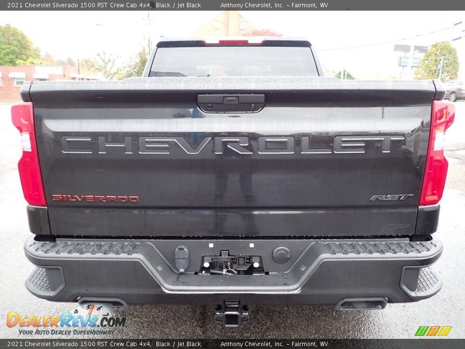 2021 Chevrolet Silverado 1500 RST Crew Cab 4x4 Black / Jet Black Photo #4