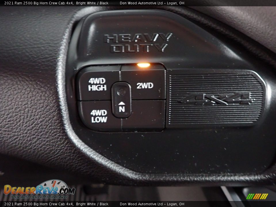 2021 Ram 2500 Big Horn Crew Cab 4x4 Bright White / Black Photo #29