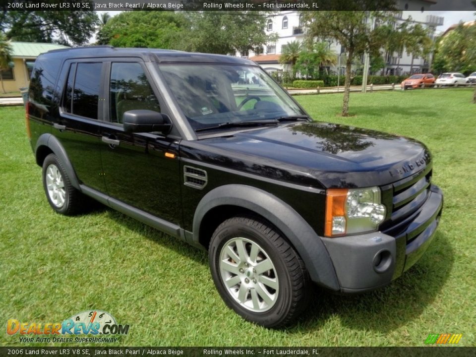 2006 Land Rover LR3 V8 SE Java Black Pearl / Alpaca Beige Photo #13