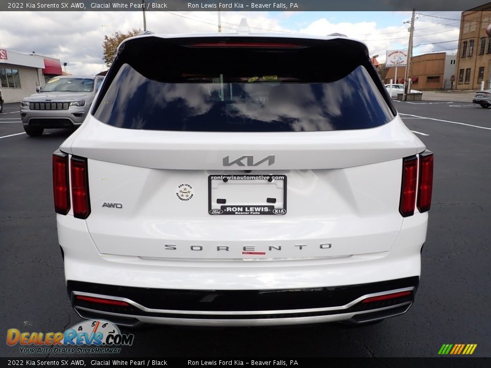 2022 Kia Sorento SX AWD Glacial White Pearl / Black Photo #3