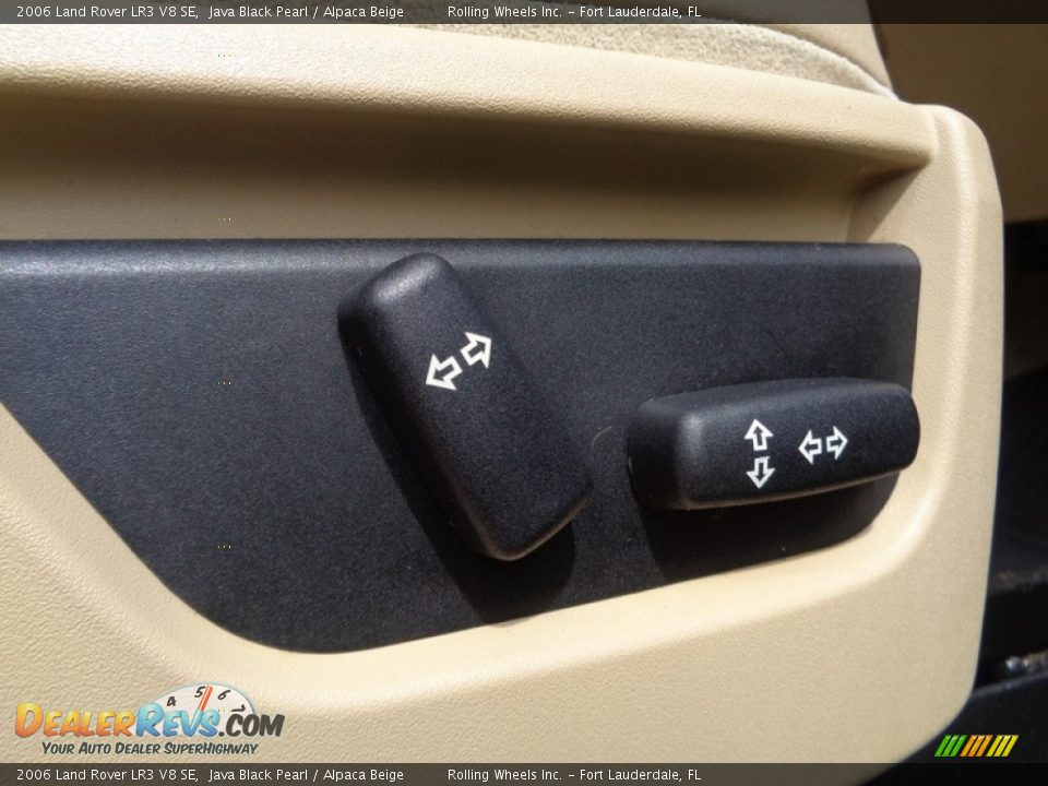 2006 Land Rover LR3 V8 SE Java Black Pearl / Alpaca Beige Photo #14