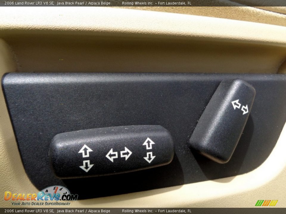 2006 Land Rover LR3 V8 SE Java Black Pearl / Alpaca Beige Photo #15