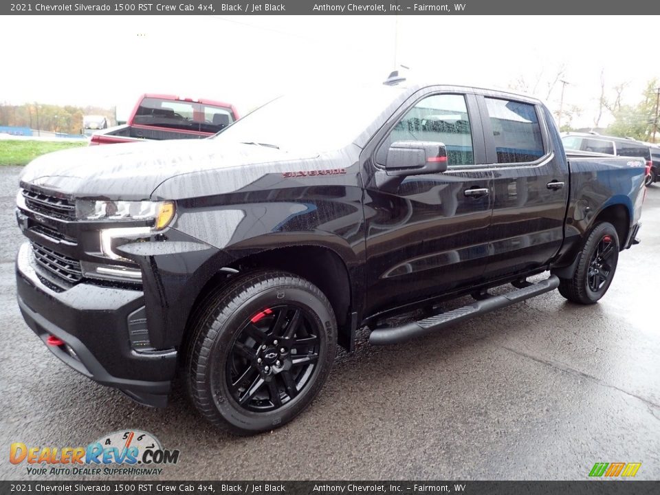 2021 Chevrolet Silverado 1500 RST Crew Cab 4x4 Black / Jet Black Photo #7