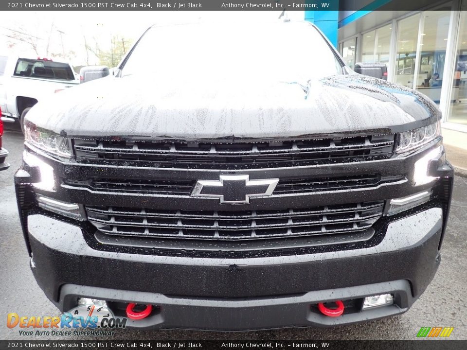 2021 Chevrolet Silverado 1500 RST Crew Cab 4x4 Black / Jet Black Photo #8