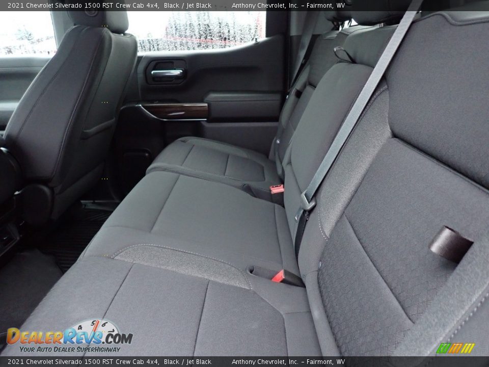 2021 Chevrolet Silverado 1500 RST Crew Cab 4x4 Black / Jet Black Photo #11