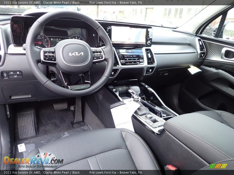 Black Interior - 2022 Kia Sorento SX AWD Photo #12