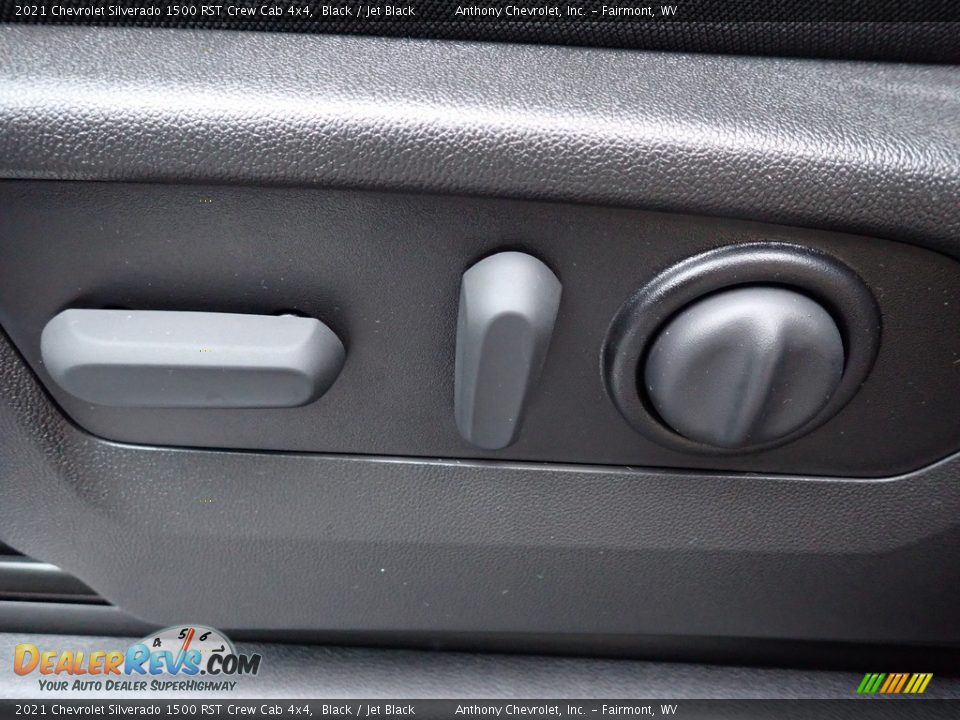 2021 Chevrolet Silverado 1500 RST Crew Cab 4x4 Black / Jet Black Photo #16
