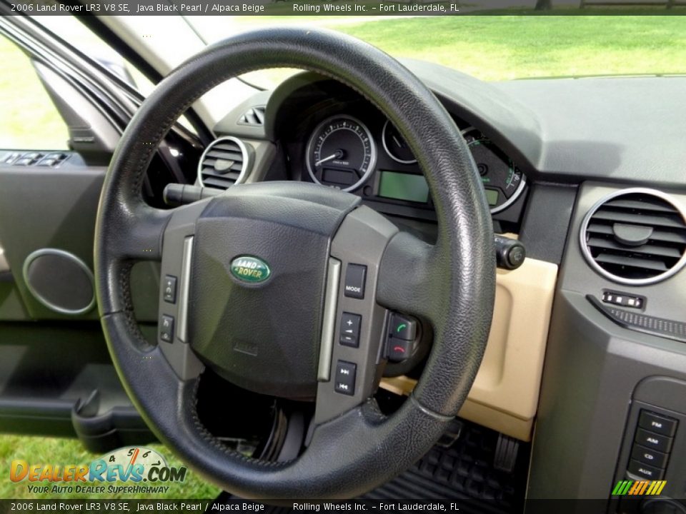 2006 Land Rover LR3 V8 SE Java Black Pearl / Alpaca Beige Photo #32