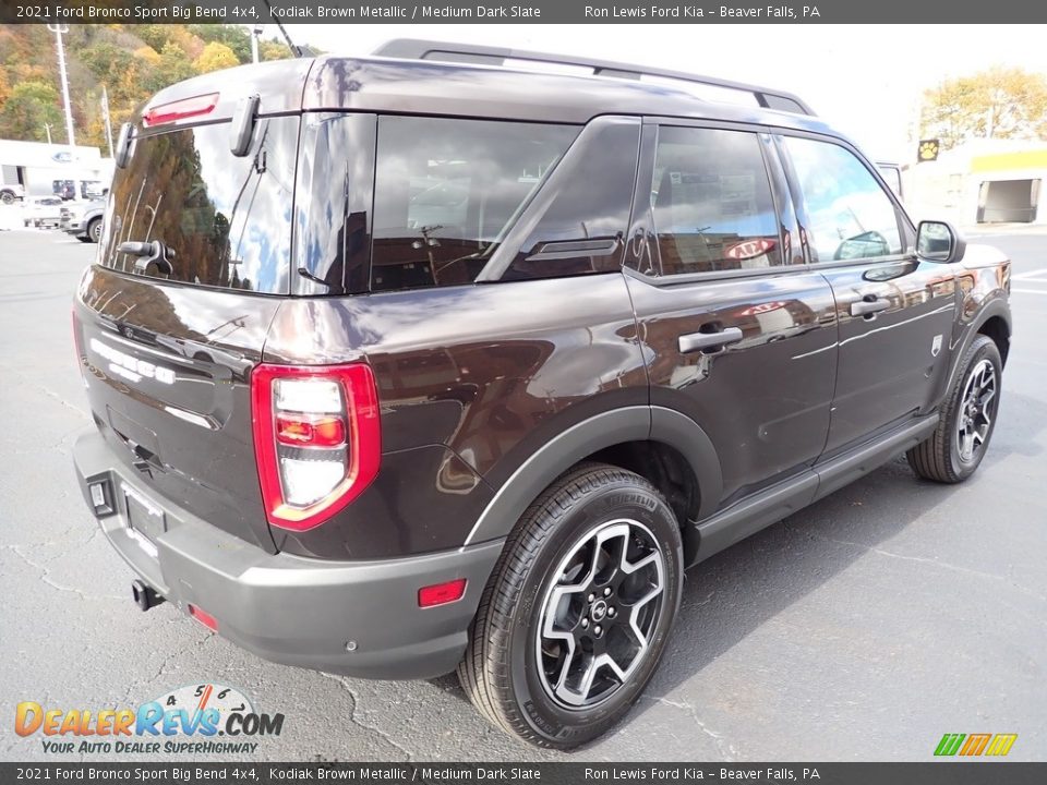 2021 Ford Bronco Sport Big Bend 4x4 Kodiak Brown Metallic / Medium Dark Slate Photo #2