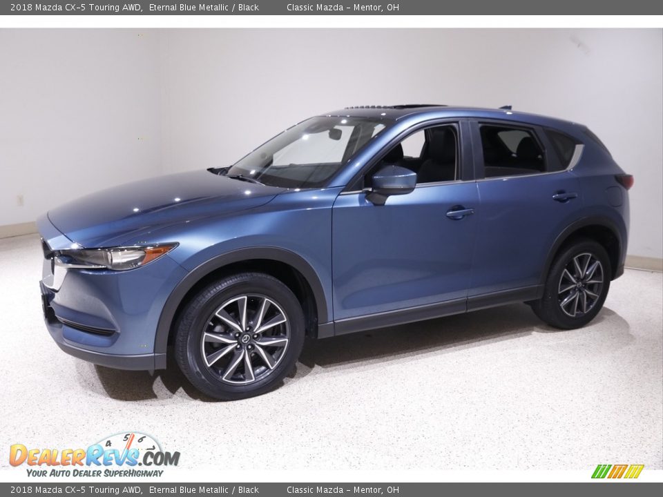 2018 Mazda CX-5 Touring AWD Eternal Blue Metallic / Black Photo #3