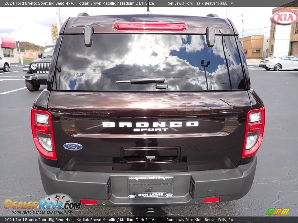 2021 Ford Bronco Sport Big Bend 4x4 Kodiak Brown Metallic / Medium Dark Slate Photo #3