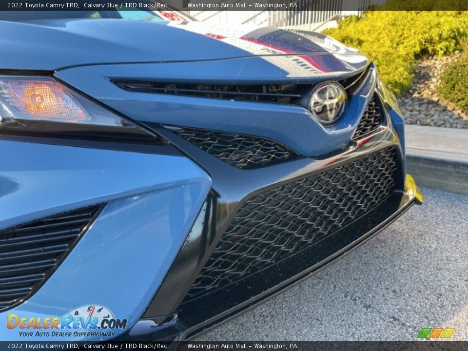 2022 Toyota Camry TRD Calvary Blue / TRD Black/Red Photo #27