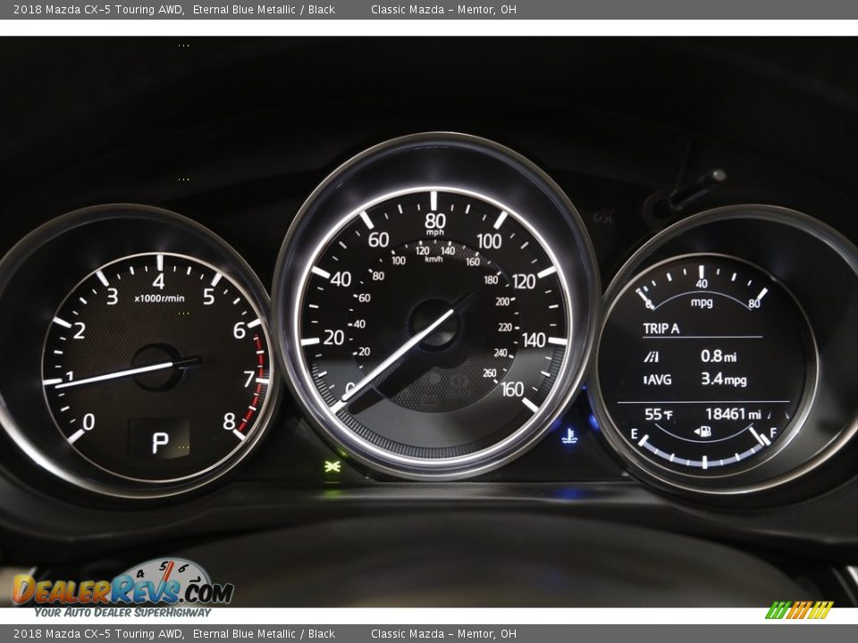 2018 Mazda CX-5 Touring AWD Eternal Blue Metallic / Black Photo #8