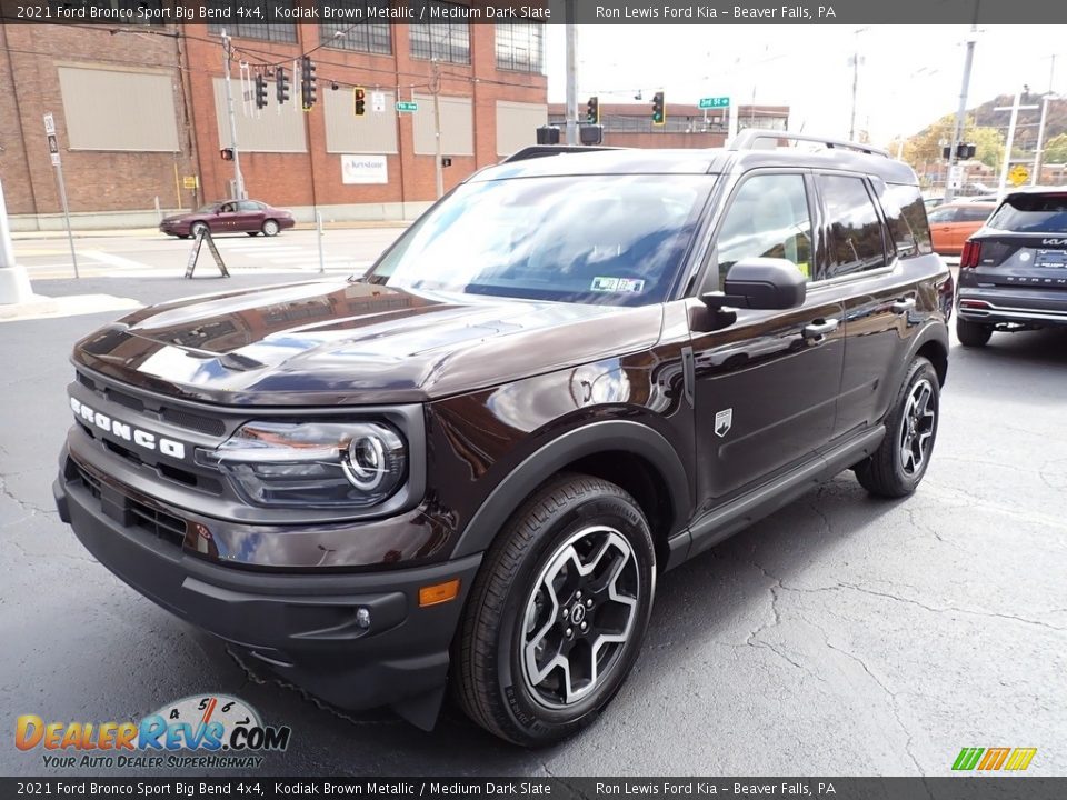 Front 3/4 View of 2021 Ford Bronco Sport Big Bend 4x4 Photo #7