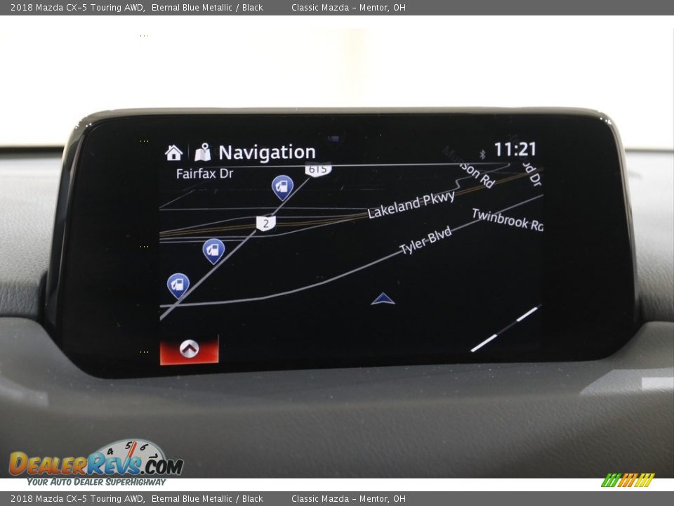 2018 Mazda CX-5 Touring AWD Eternal Blue Metallic / Black Photo #10